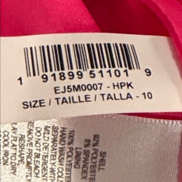 Eliza J Vibrant Pink Off Shoulder Dress - Picture 6 of 12